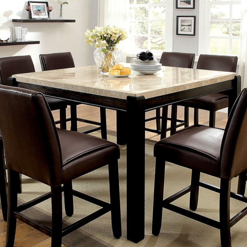 Wayfair marble top dining table discount